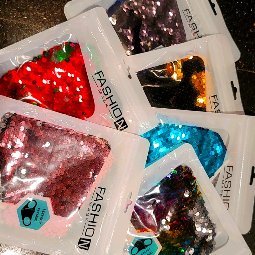 Sequins Face Mask